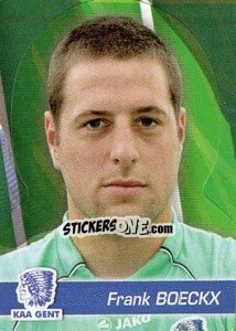 Sticker Frank Boeckx - FOOT Belgium 2011-2012 - Panini