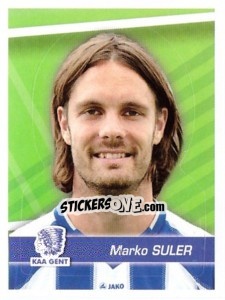 Sticker Marko Suler - FOOT Belgium 2011-2012 - Panini