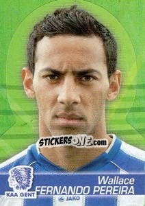 Figurina Wallace Fernando Pereira - FOOT Belgium 2011-2012 n. 118 - Panini