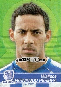 Figurina Wallace Fernando Pereira - FOOT Belgium 2011-2012 - Panini