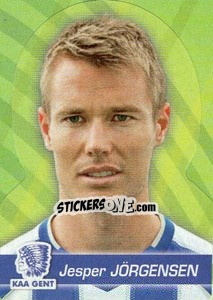 Figurina Jesper Jorgensen - FOOT Belgium 2011-2012 - Panini