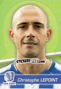 Sticker Christophe Lepoint - FOOT Belgium 2011-2012 - Panini