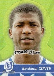 Sticker Ibrahima Conte - FOOT Belgium 2011-2012 - Panini
