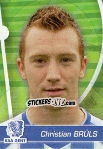 Cromo Christian Bruls - FOOT Belgium 2011-2012 - Panini