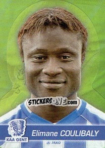 Sticker Elimane Coulibaly - FOOT Belgium 2011-2012 - Panini
