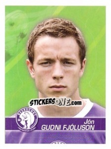 Sticker Jon Gudni Fjoluson - FOOT Belgium 2011-2012 - Panini