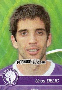 Sticker Uros Delic - FOOT Belgium 2011-2012 n. 141 - Panini