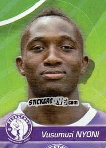 Sticker Vusumuzi Nyoni - FOOT Belgium 2011-2012 - Panini