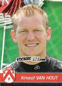 Sticker Kristof Van Hout - FOOT Belgium 2011-2012 - Panini