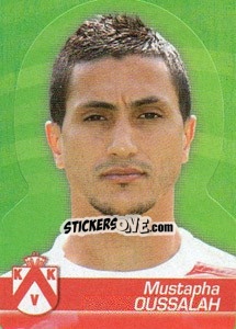 Cromo Mustapha Oussalah - FOOT Belgium 2011-2012 - Panini