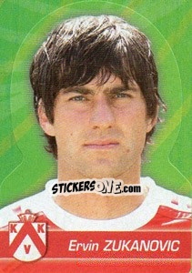 Cromo Ervin Zukanovic - FOOT Belgium 2011-2012 - Panini