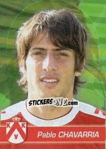 Sticker Pablo Chavarria - FOOT Belgium 2011-2012 - Panini