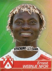 Sticker Ernest Webnje Nfor - FOOT Belgium 2011-2012 n. 180 - Panini