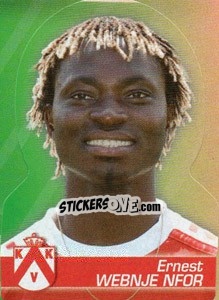 Cromo Ernest Webnje Nfor - FOOT Belgium 2011-2012 - Panini