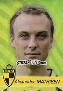Sticker Alexander Mathisen - FOOT Belgium 2011-2012 n. 192 - Panini