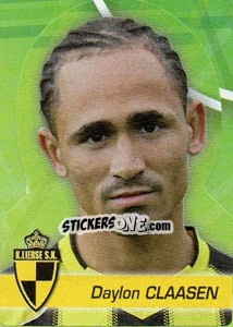 Sticker Daylon Claasen - FOOT Belgium 2011-2012 - Panini