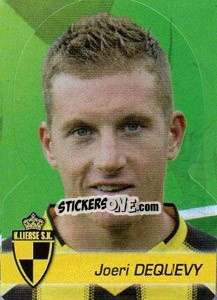 Sticker Joeri Dequevy - FOOT Belgium 2011-2012 - Panini