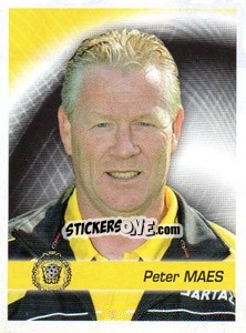 Sticker Entraineur Peter Maes
