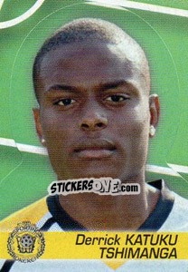 Sticker Derrick Katuku Tshimanga - FOOT Belgium 2011-2012 - Panini