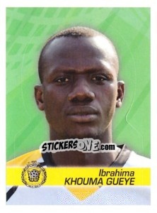 Figurina Ibrahima Khouma Gueye - FOOT Belgium 2011-2012 - Panini