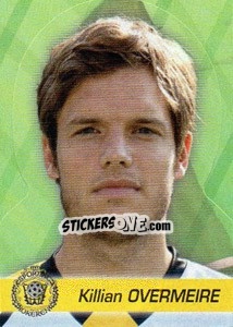 Sticker Killian Overmeire - FOOT Belgium 2011-2012 - Panini