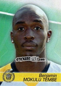 Sticker Benjamin Mokulu Tembe - FOOT Belgium 2011-2012 - Panini