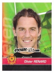 Sticker Olivier Renard - FOOT Belgium 2011-2012 - Panini