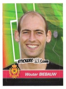 Sticker Wouter Biebauw - FOOT Belgium 2011-2012 - Panini