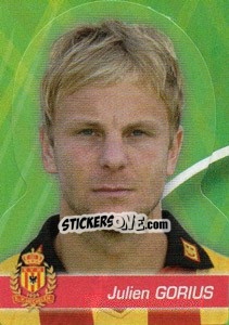 Figurina Julien Gorius - FOOT Belgium 2011-2012 - Panini