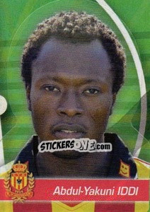 Sticker Abdul-Yakuni Iddi - FOOT Belgium 2011-2012 - Panini