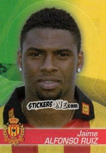 Sticker Jaime Alfonso Ruiz - FOOT Belgium 2011-2012 n. 252 - Panini