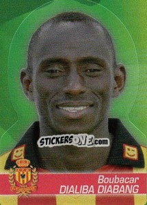 Sticker Boubacar Dialiba Diabang - FOOT Belgium 2011-2012 n. 254 - Panini