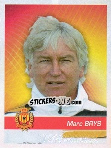 Sticker Entraineur Marc Brys - FOOT Belgium 2011-2012 - Panini