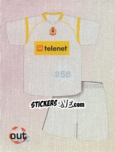 Cromo Kit Away - FOOT Belgium 2011-2012 - Panini