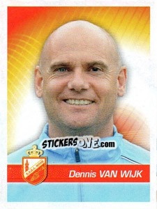 Cromo Entraineur Dennis Van Wijk - FOOT Belgium 2011-2012 - Panini