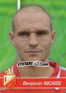 Sticker Benjamin Nicaise - FOOT Belgium 2011-2012 - Panini