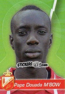 Figurina Pape Douada M'Bow - FOOT Belgium 2011-2012 - Panini