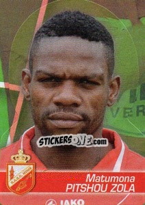 Sticker Matumona Pitshou Zola - FOOT Belgium 2011-2012 - Panini