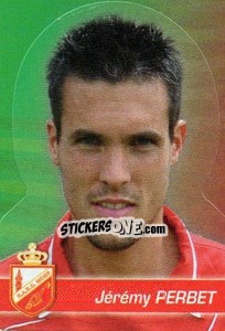 Sticker Jeremy Perbet - FOOT Belgium 2011-2012 - Panini