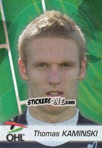 Cromo Thomas Kaminski - FOOT Belgium 2011-2012 - Panini