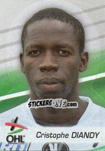 Figurina Cristophe Diandy - FOOT Belgium 2011-2012 n. 289 - Panini