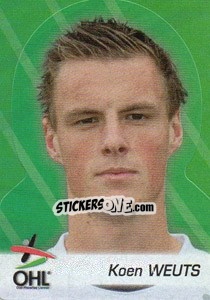 Cromo Koen Weuts - FOOT Belgium 2011-2012 - Panini