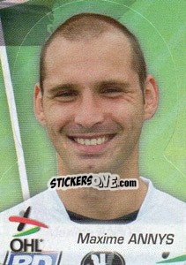 Figurina Maxime Annys - FOOT Belgium 2011-2012 n. 301 - Panini