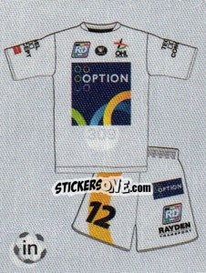 Sticker Kit Home - FOOT Belgium 2011-2012 n. 309 - Panini