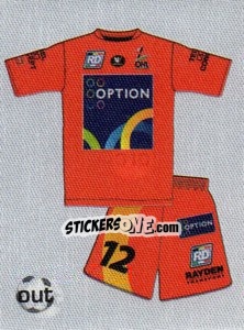 Cromo Kit Away - FOOT Belgium 2011-2012 - Panini