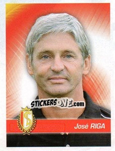 Sticker Entraineur Jose Riga - FOOT Belgium 2011-2012 - Panini