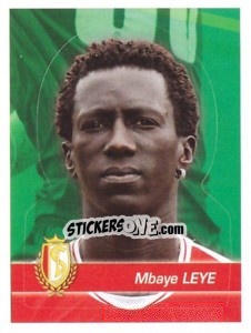 Sticker Mbaye Leye - FOOT Belgium 2011-2012 - Panini