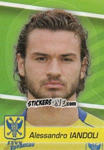 Sticker Alessandro Iandoli - FOOT Belgium 2011-2012 n. 341 - Panini