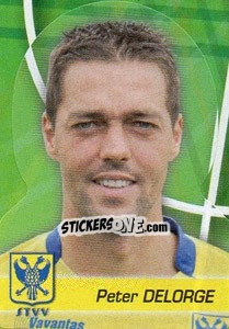 Cromo Peter Delorge - FOOT Belgium 2011-2012 - Panini