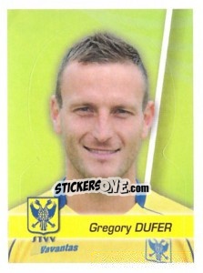 Sticker Gregory Dufer - FOOT Belgium 2011-2012 - Panini